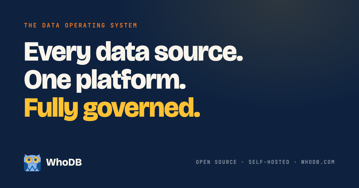 whodb website preview
